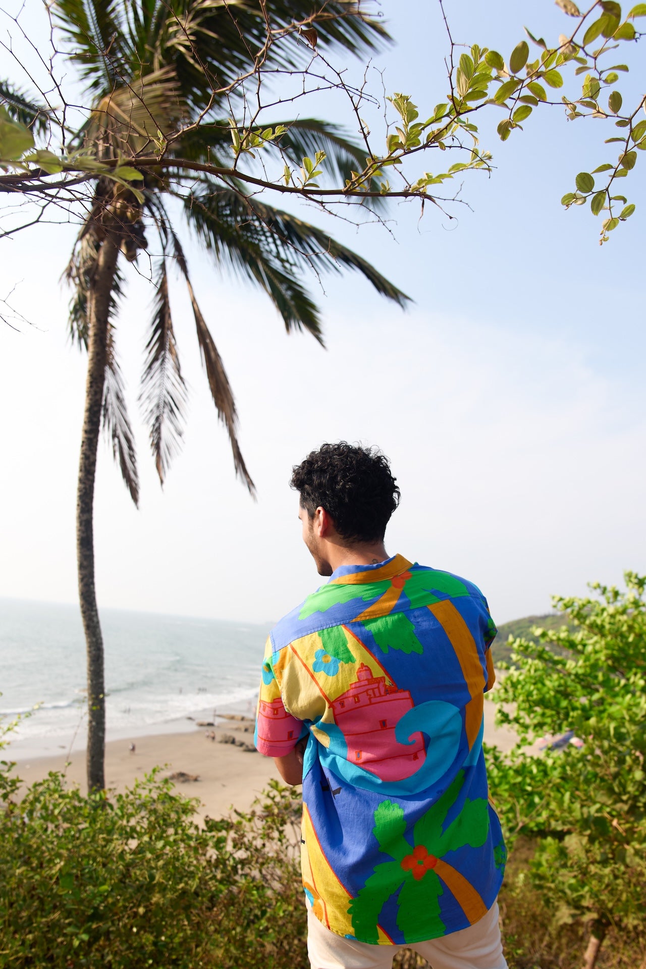Goa Surfing Paradise Organic Cotton Shirt by Siesta o'Clock