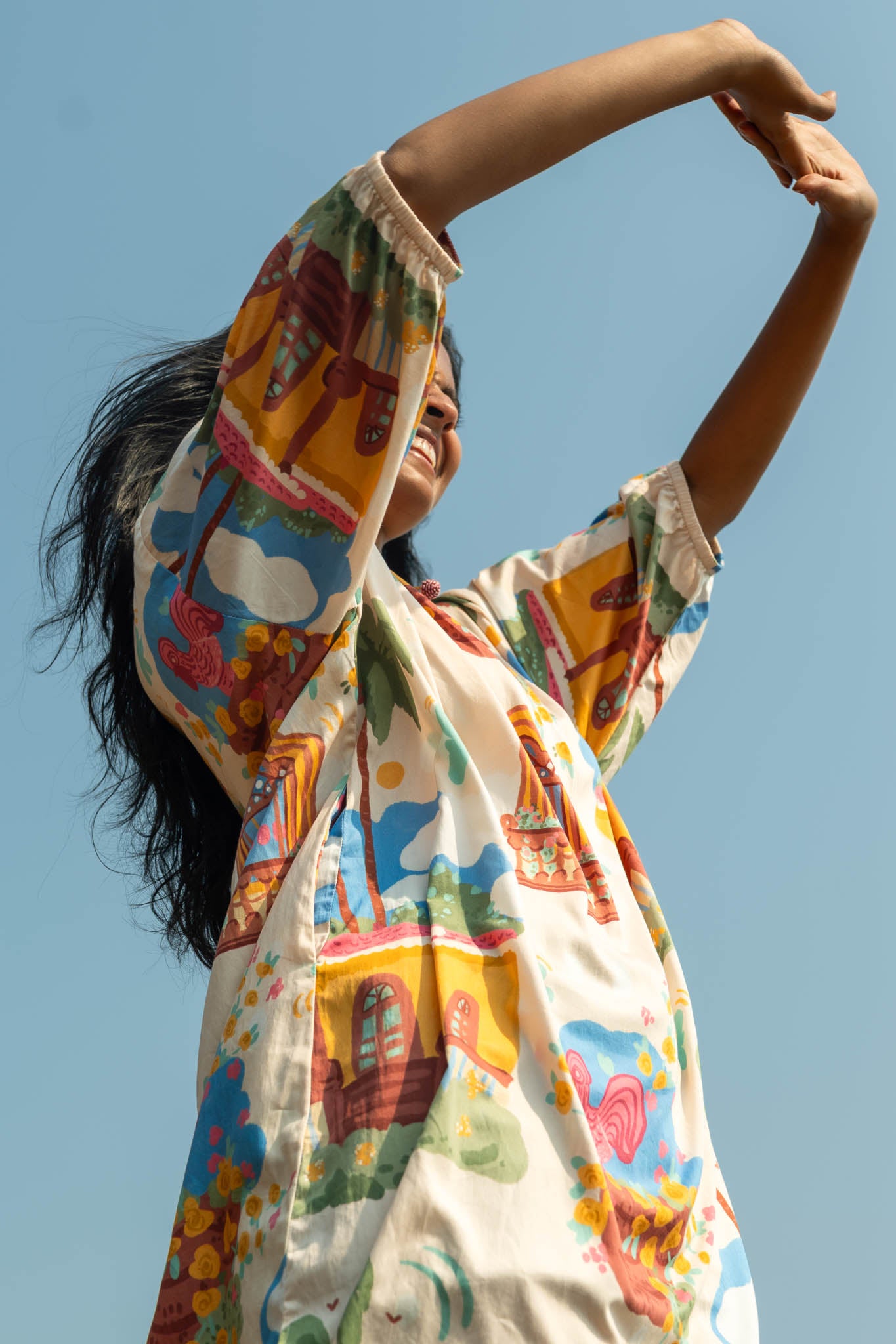 Artist Edit cotton dress with pockets