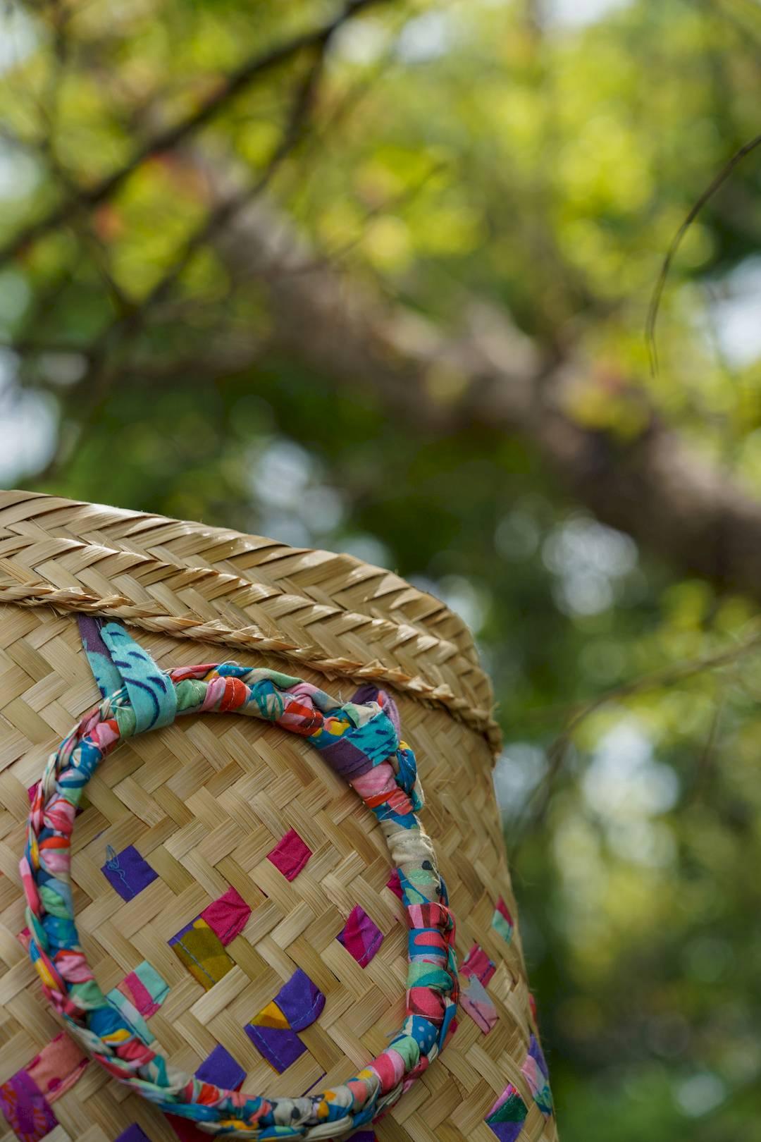 Bamboo handwoven bag made by artisans in Goa