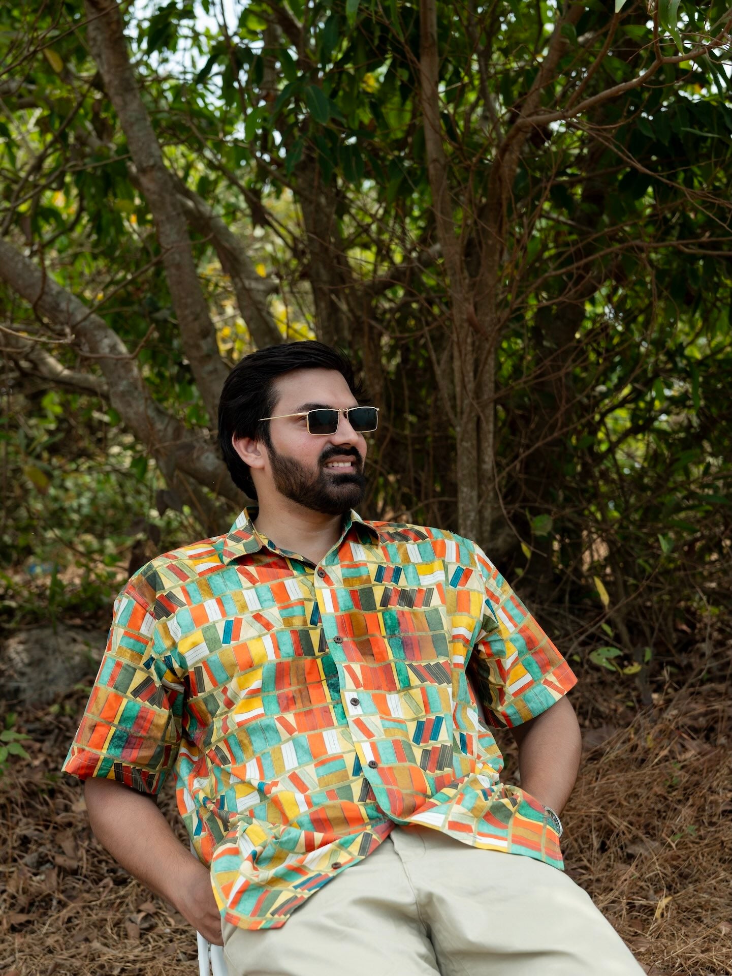 Men's books print shirt
