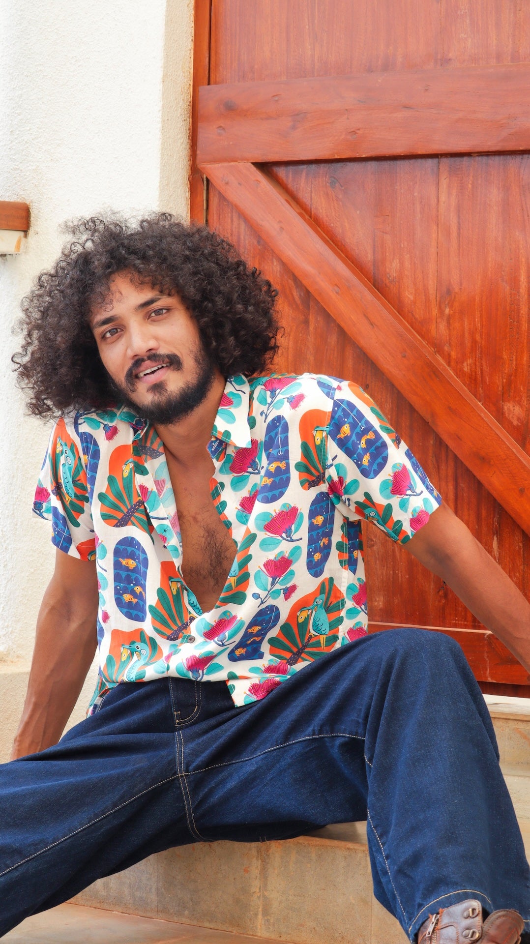 Chorao Mangroves Print Artist Edit Shirt By Siesta o'Clock