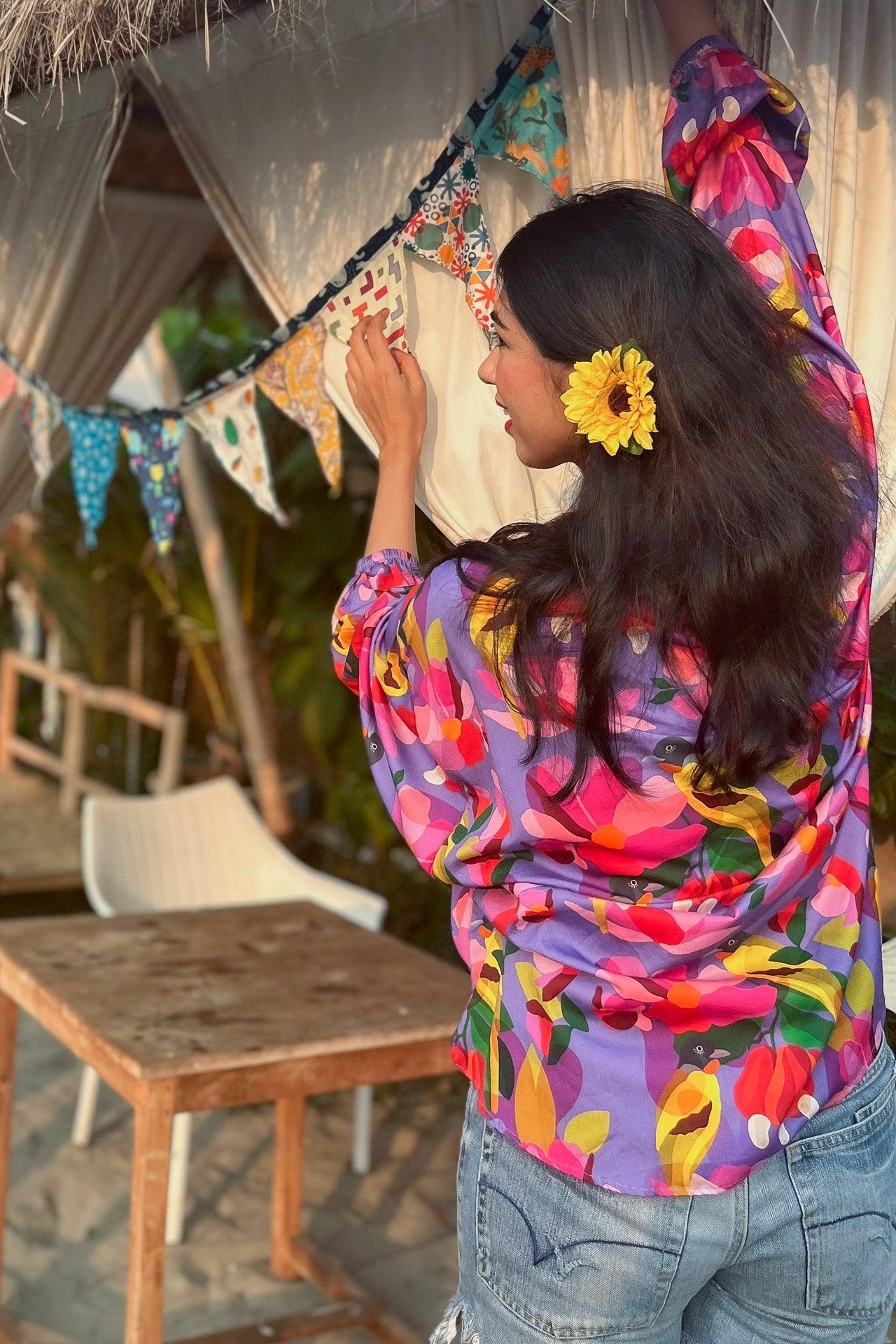 Quirky and fun Artist Edit Free-Size shirt online at Siesta o'Clock