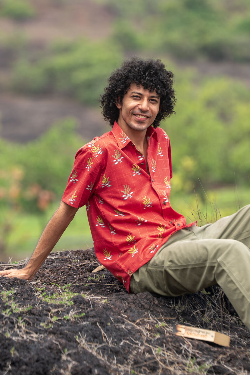 Men's Printed Cotton Shirts
