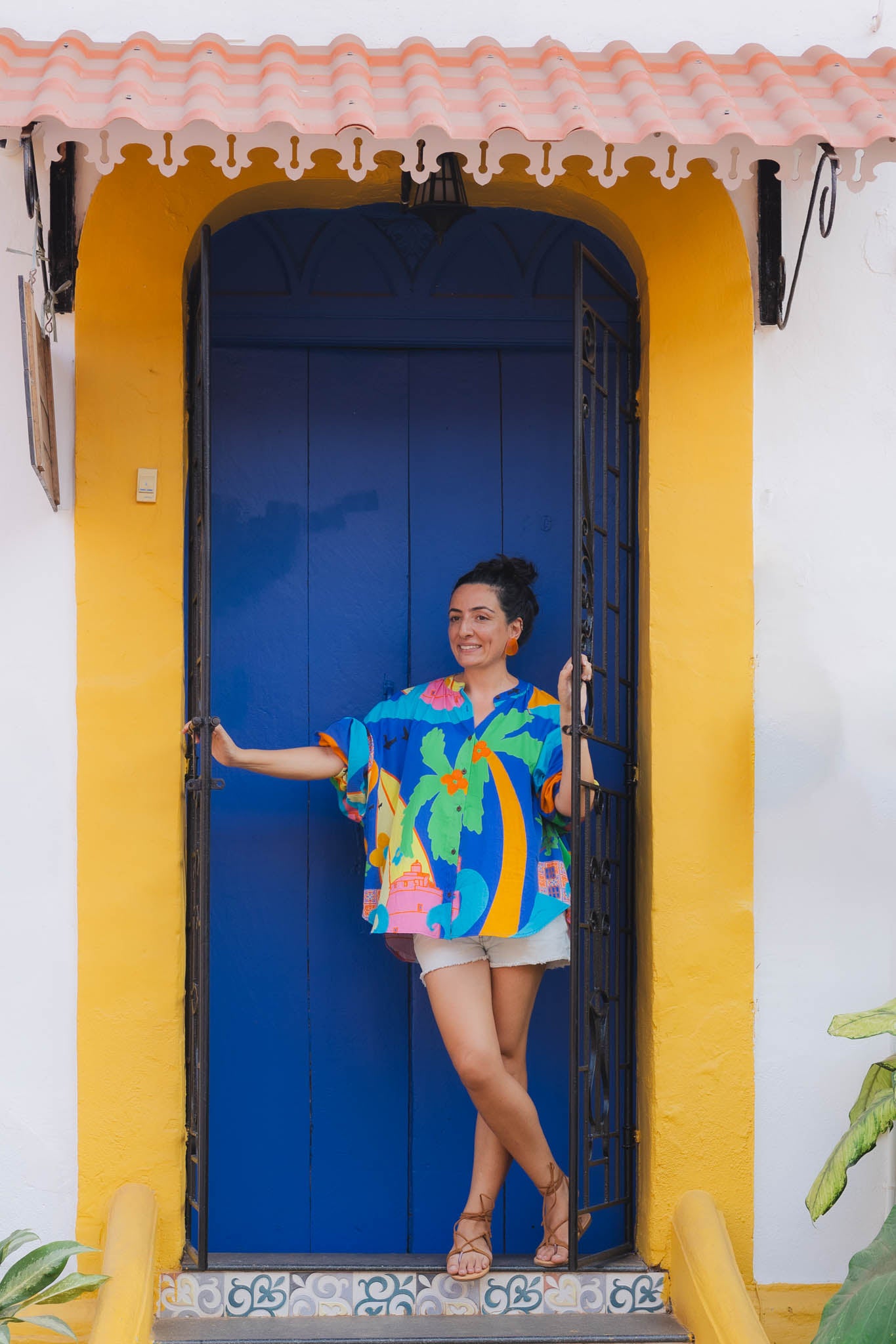 Ocean Blue Freesize Shirt for Women