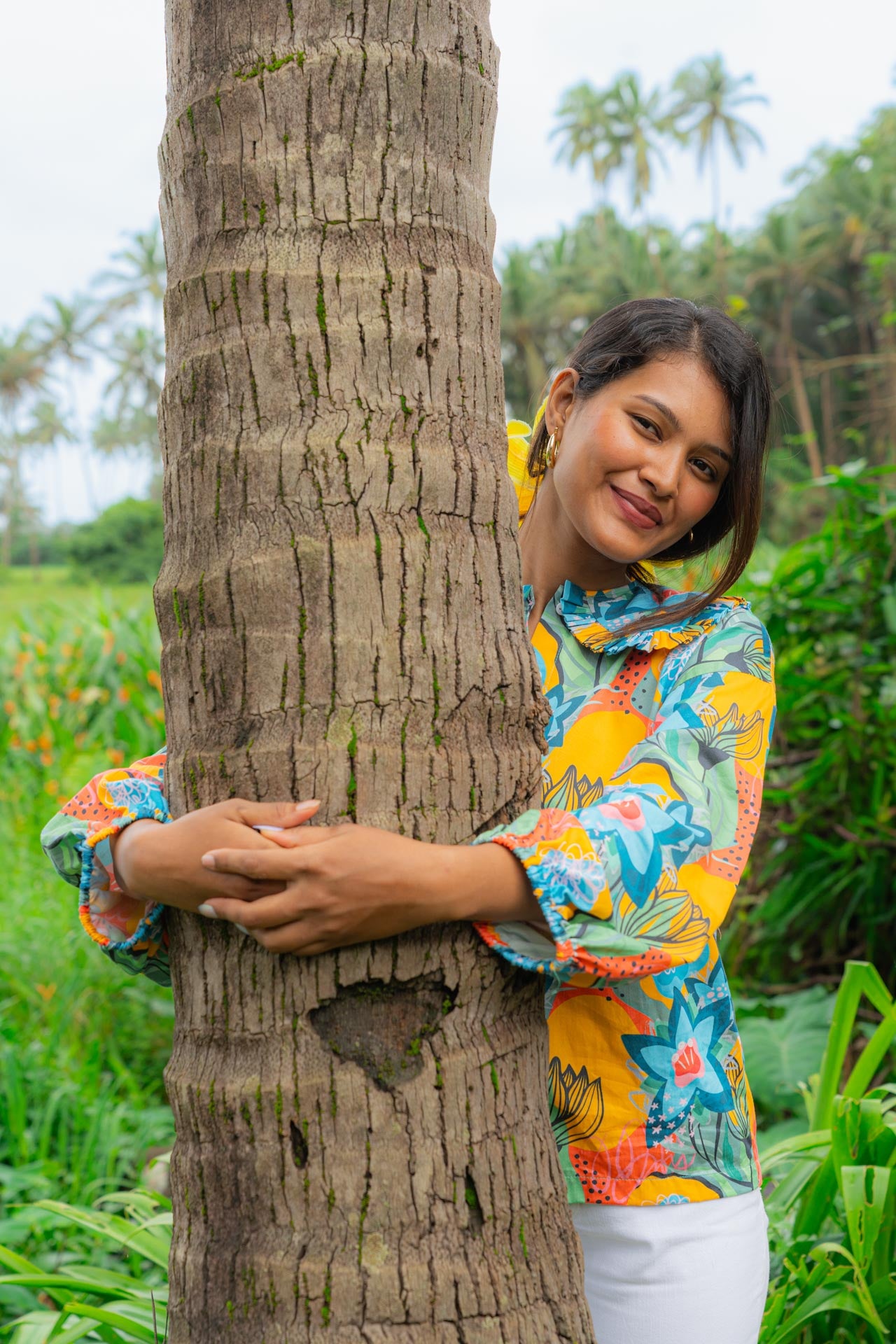 Peppy 100% cotton resort wear top for women in Goa