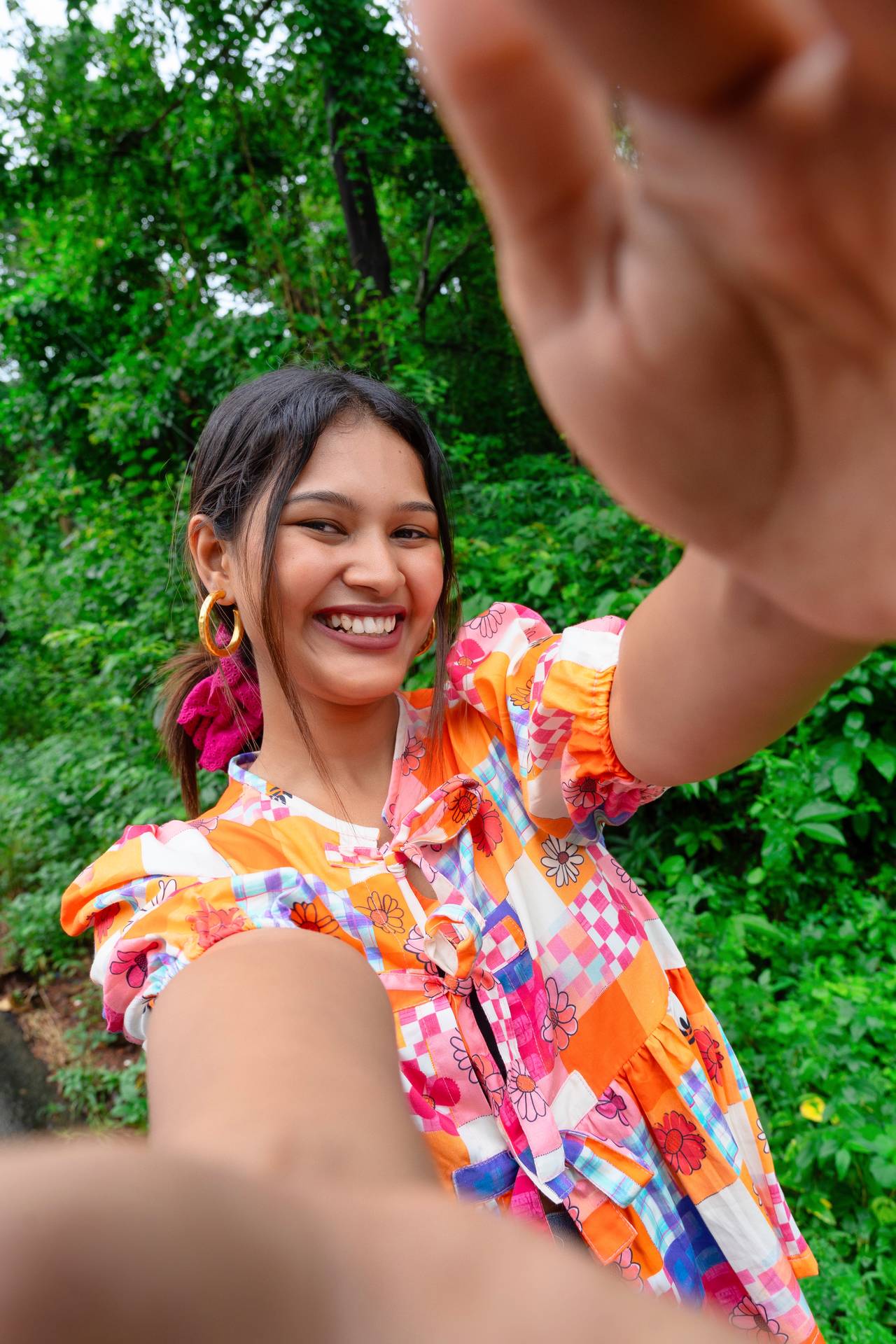 Puff Sleeve printed cotton top for women - yummiest colours and a comfy fit!