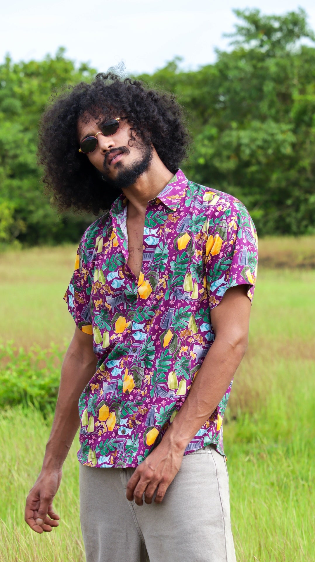 Siesta o'Clock Artist Edit Men's Shirt - Goan Summer