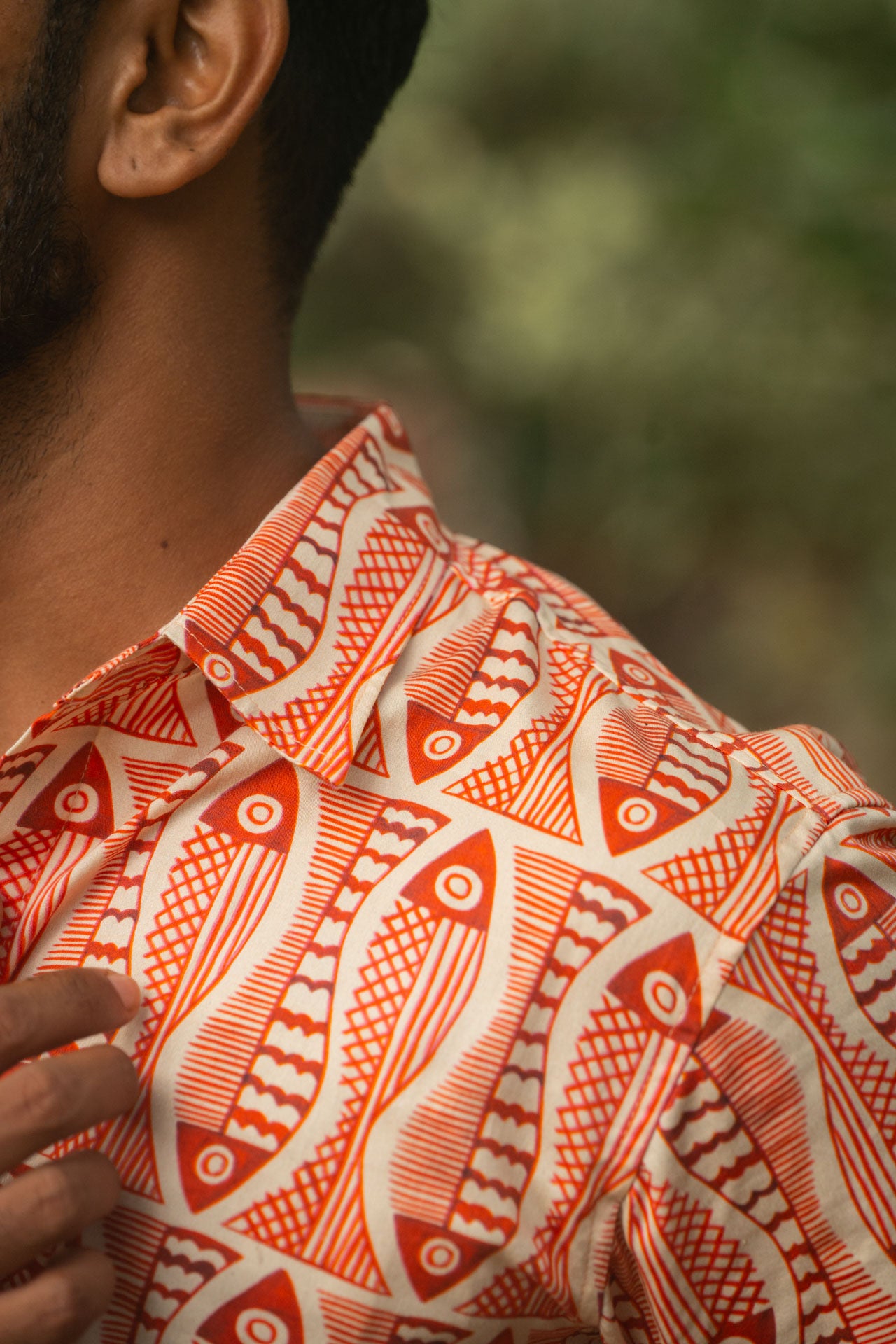 Siesta o'Clock Bombil Fry fish print shirt