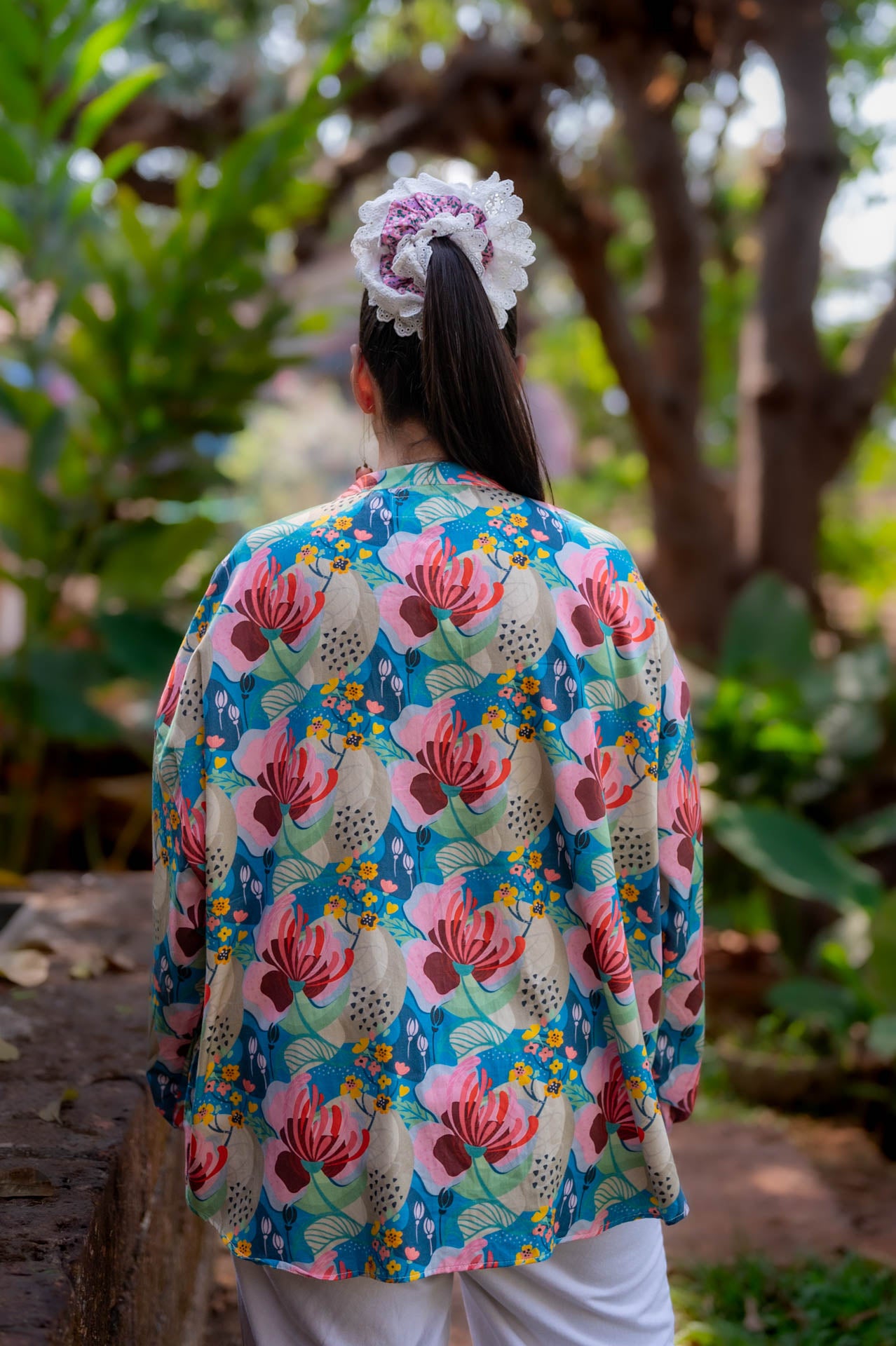 Vacation special floral free-size shirt from Goa 
