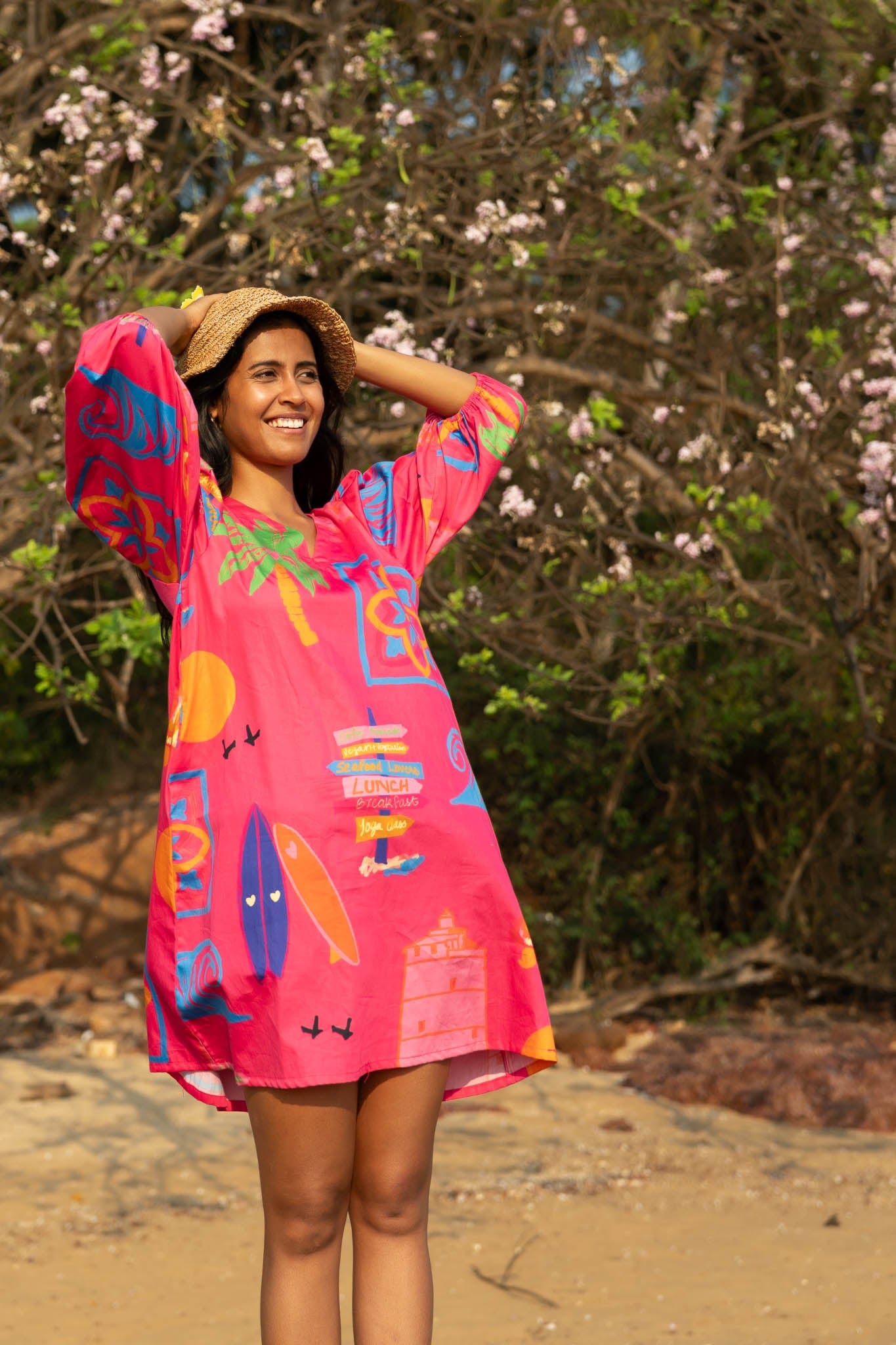 Soft organic cotton shift dress from Siesta o'Clock