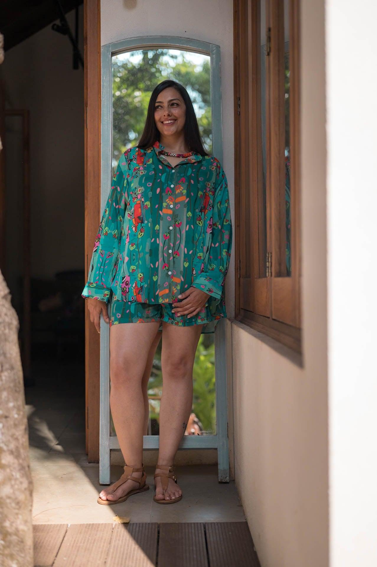 Turquoise co-ord for women - The original Artist Edit range ONLY by Siesta o'Clock