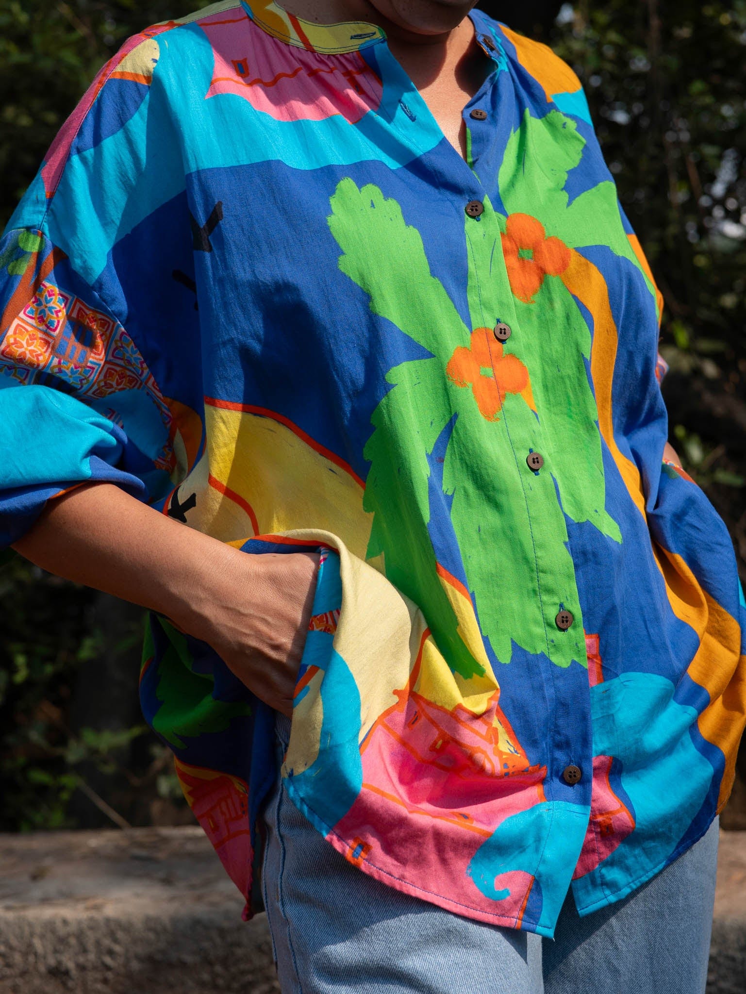 Women's Organic Cotton Freesize Shirt by Siesta o'Clock