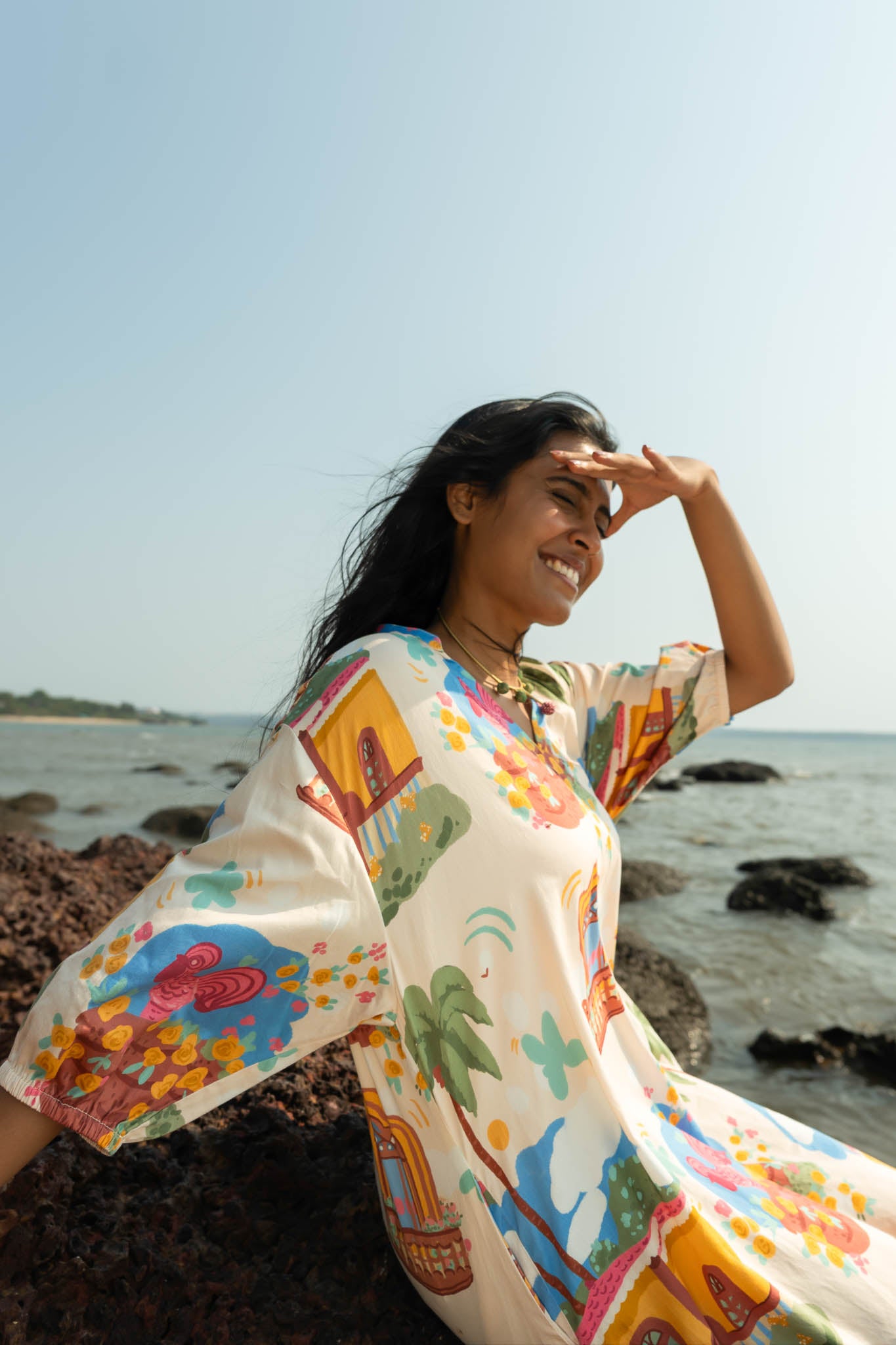 Women's resortwear and holiday wear dress by Siestaoclock India