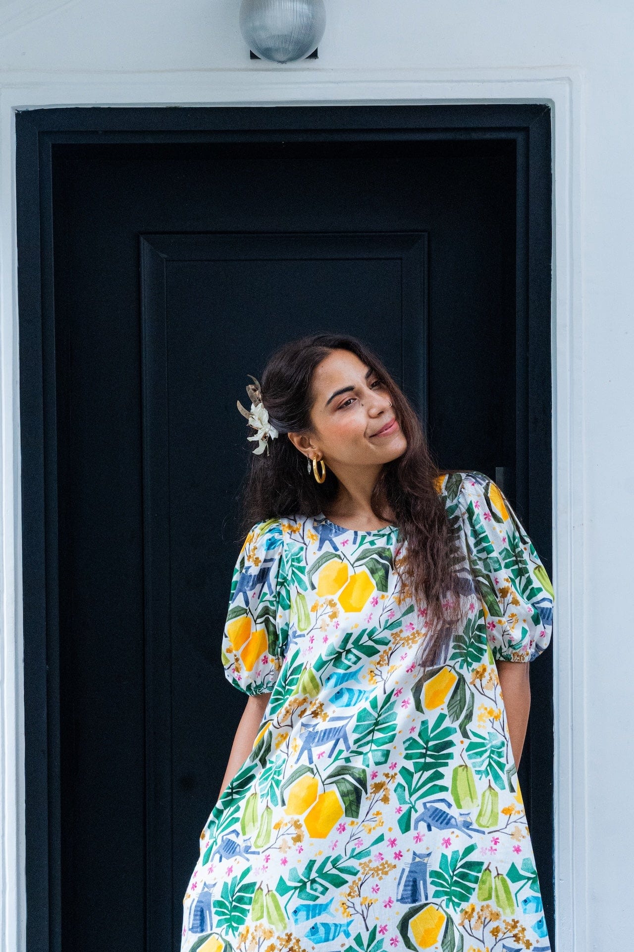 Goan Summer Organic Cotton Maxi Dress - Artist Edit | Siesta o'Clock Goan Summer Organic Cotton Maxi Dress - Artist Edit | Siesta o'Clock