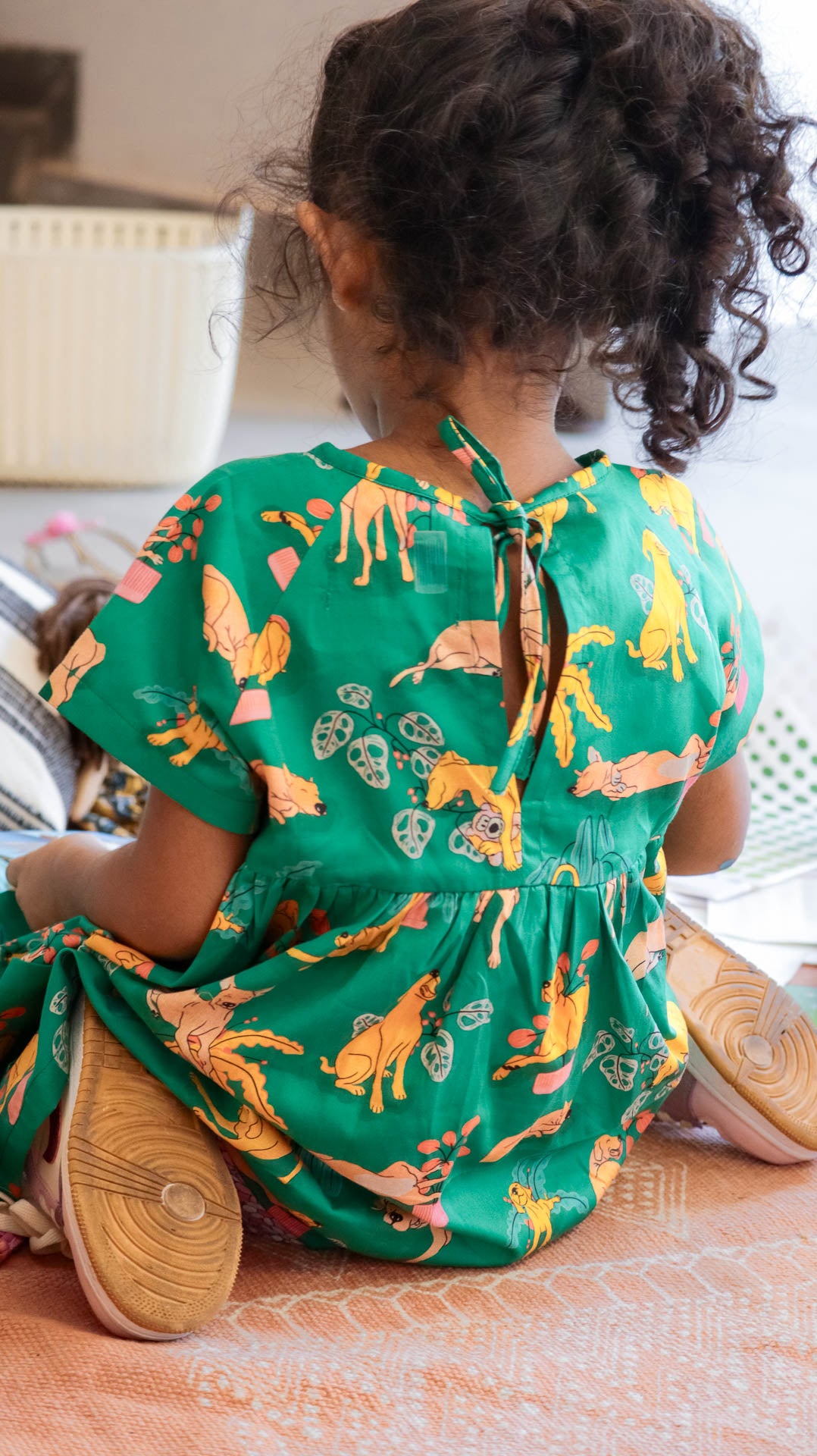 Puppy Love Tie-back Dress
