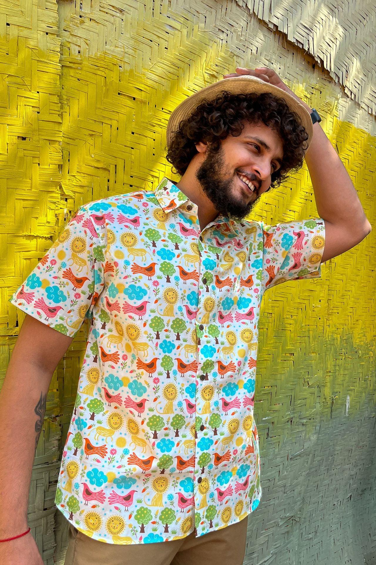 Men's casual printed shirt with a cheerful summery vibe.jpg